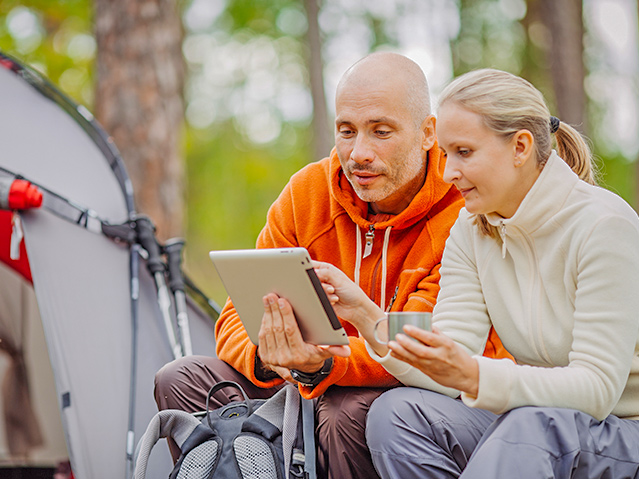 camping met wifi op het hele terrein