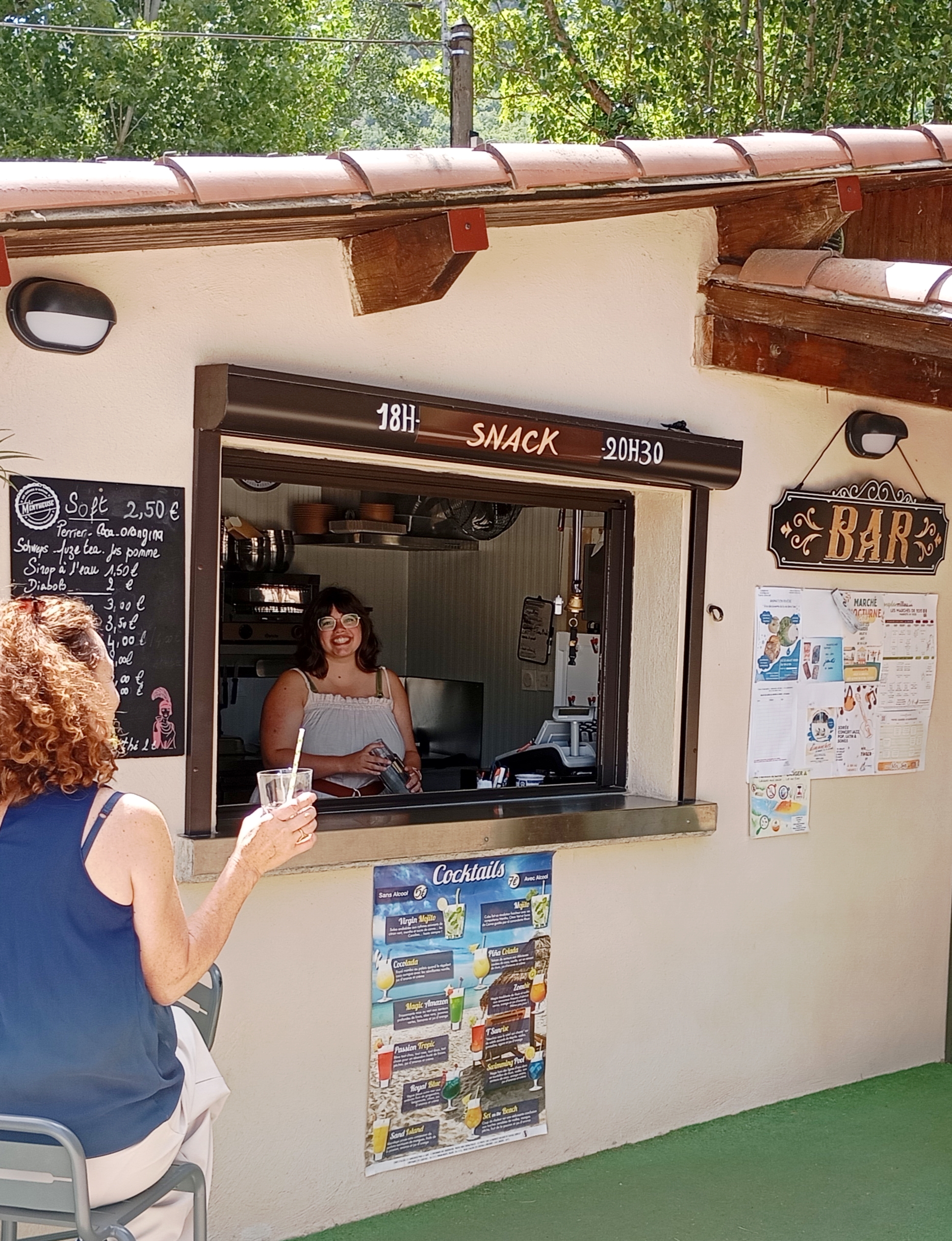 Camping taranis snack gorges du tarn millau