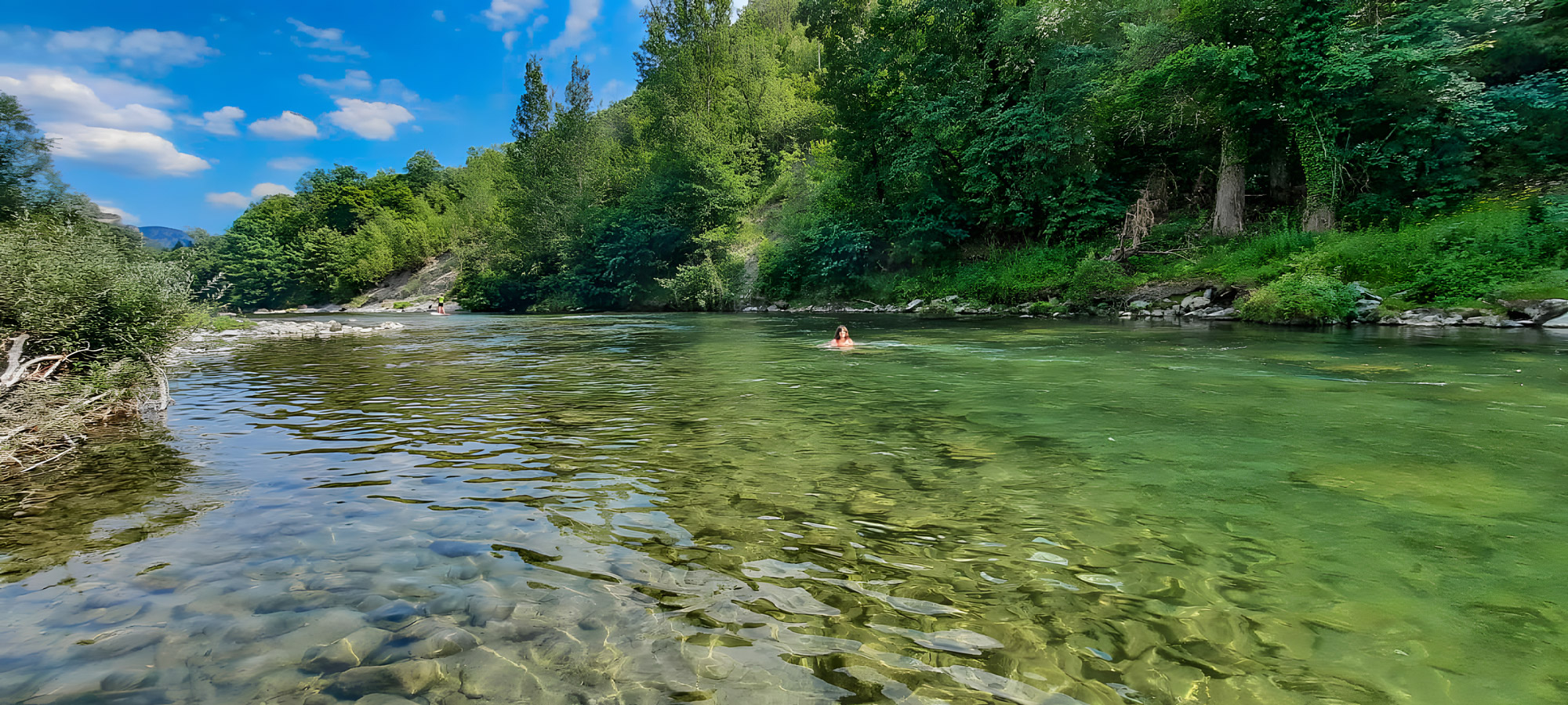 camping bord de riviere gorges du tarn